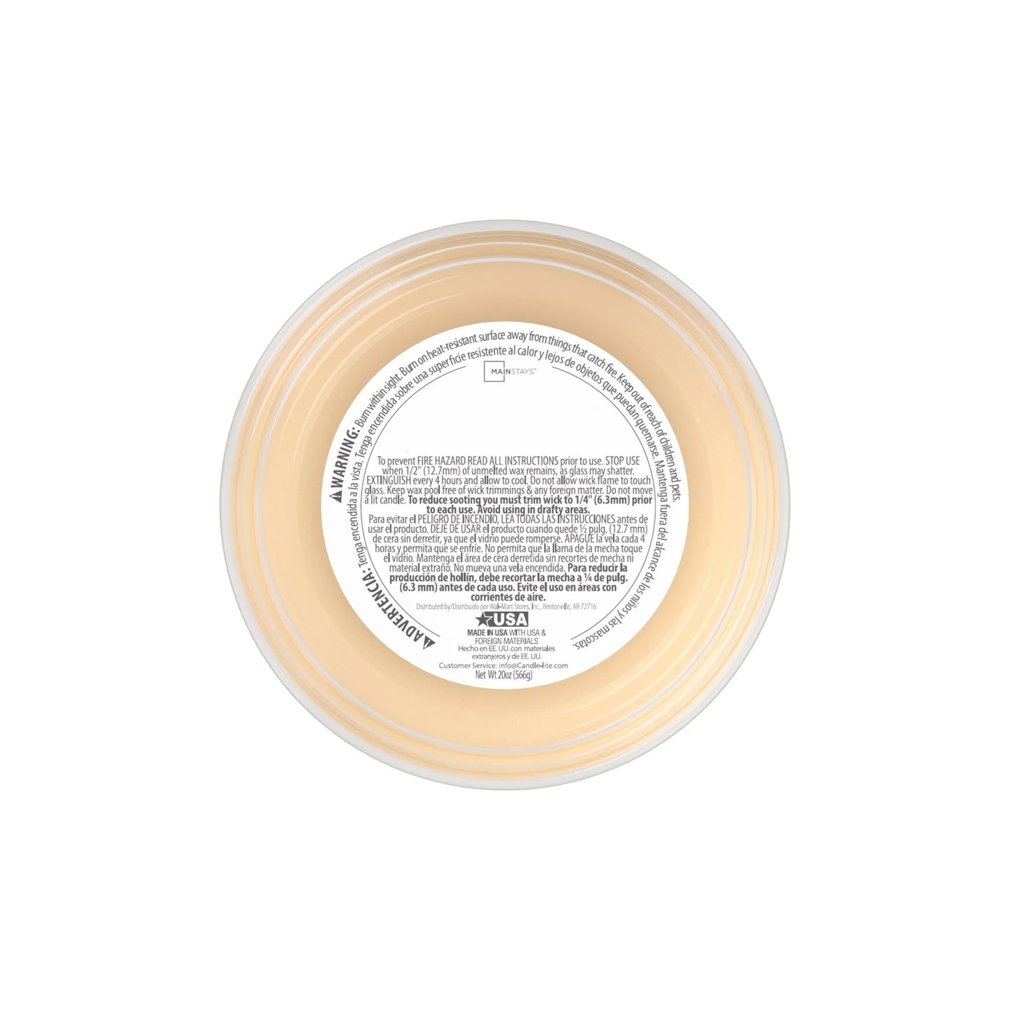 Frosted Spice Cupcakes Scented Single-Wick Glass Jar Candle, 20Oz