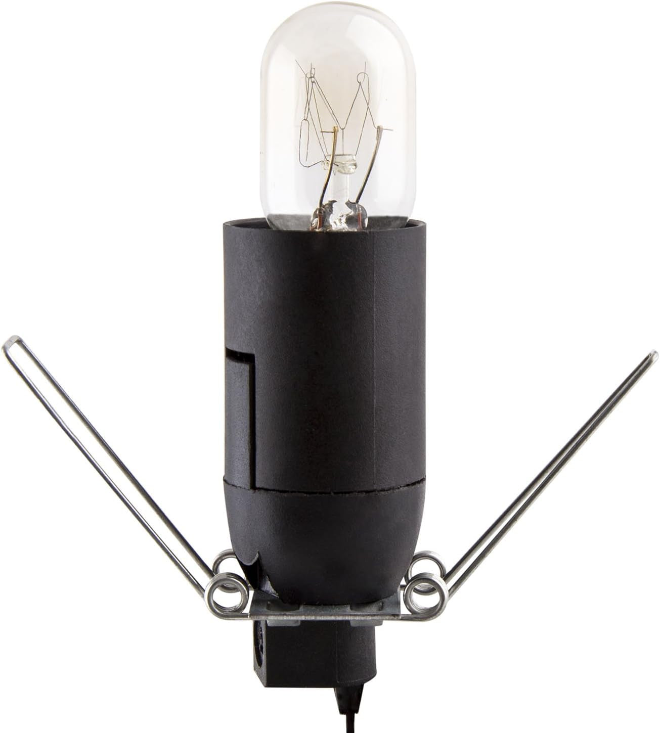 Himalayan Pink Salt Lamp Basket & Dimmer Cord Bulb (Fan)